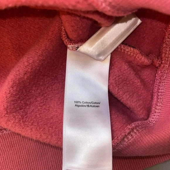 Dkny Sport Women Sweatshirt Small Size S Maroon Pink - Picture 7 of 7